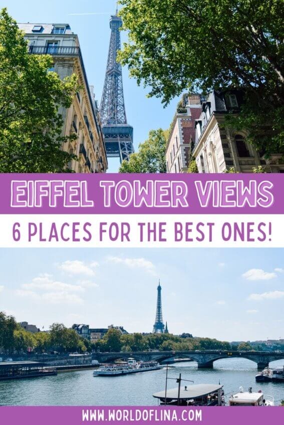 10 best Eiffel Tower views + free map included! - Kevmrc